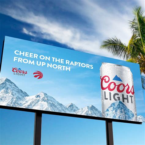 coors light billboard|Coors Light Rooftop Billboards Created Using。